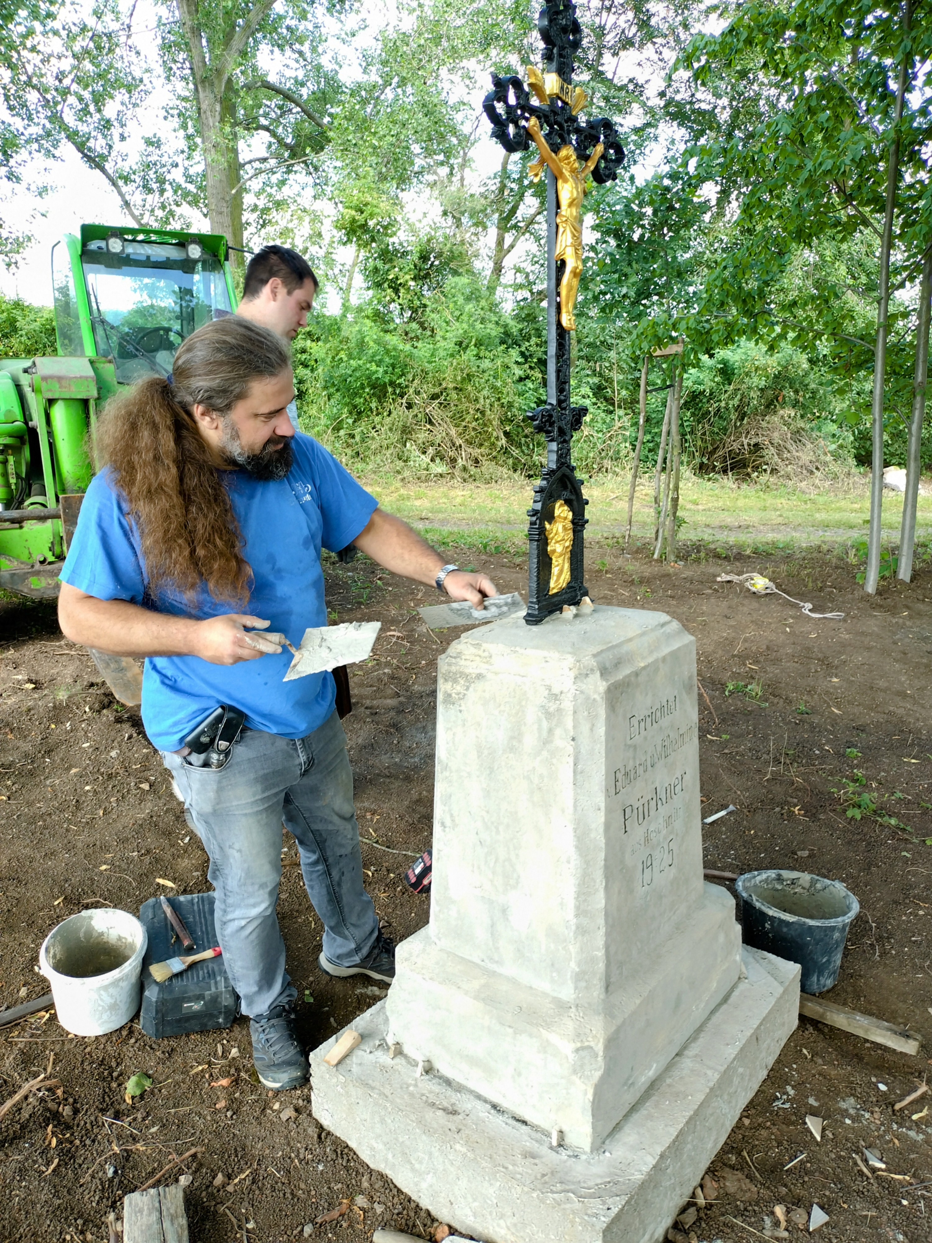 41. Osazení nového kříže 24.6.2024