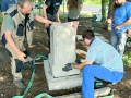 38. Osazování pomníku 24.6.2024