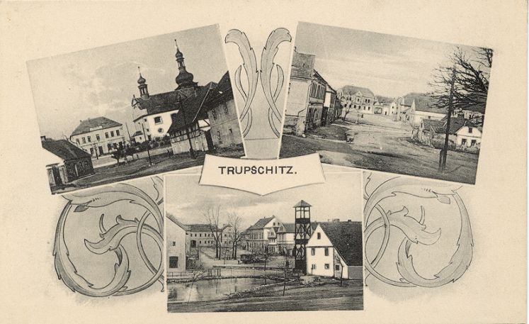 Pohlednice Strupčic (2) cca 1910