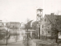 Náves při povodni 1947