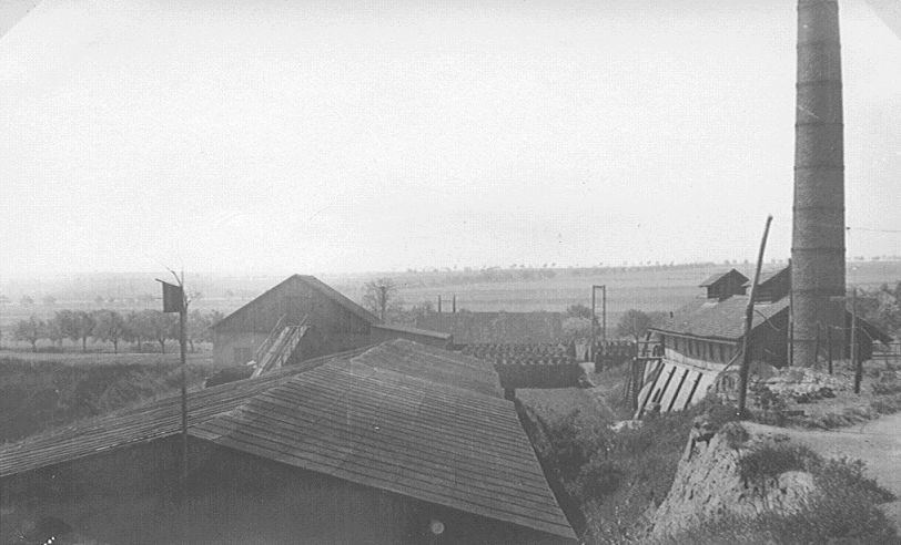 Köhlerova cihelna od severu - 30. léta 20. stol.